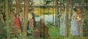 Carl Wilhelmson en allegori oil painting artist